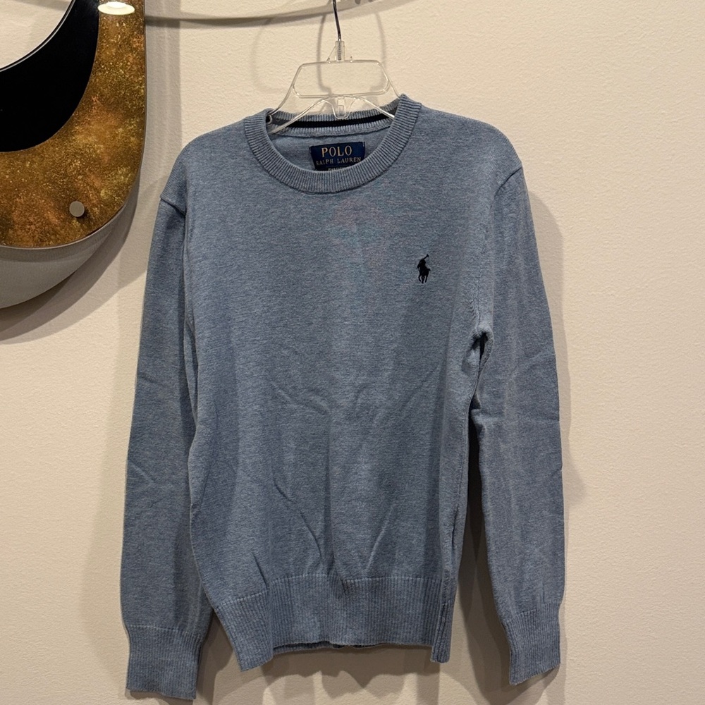 Polo by Ralph Lauren Boys Blue Crewneck Sweater